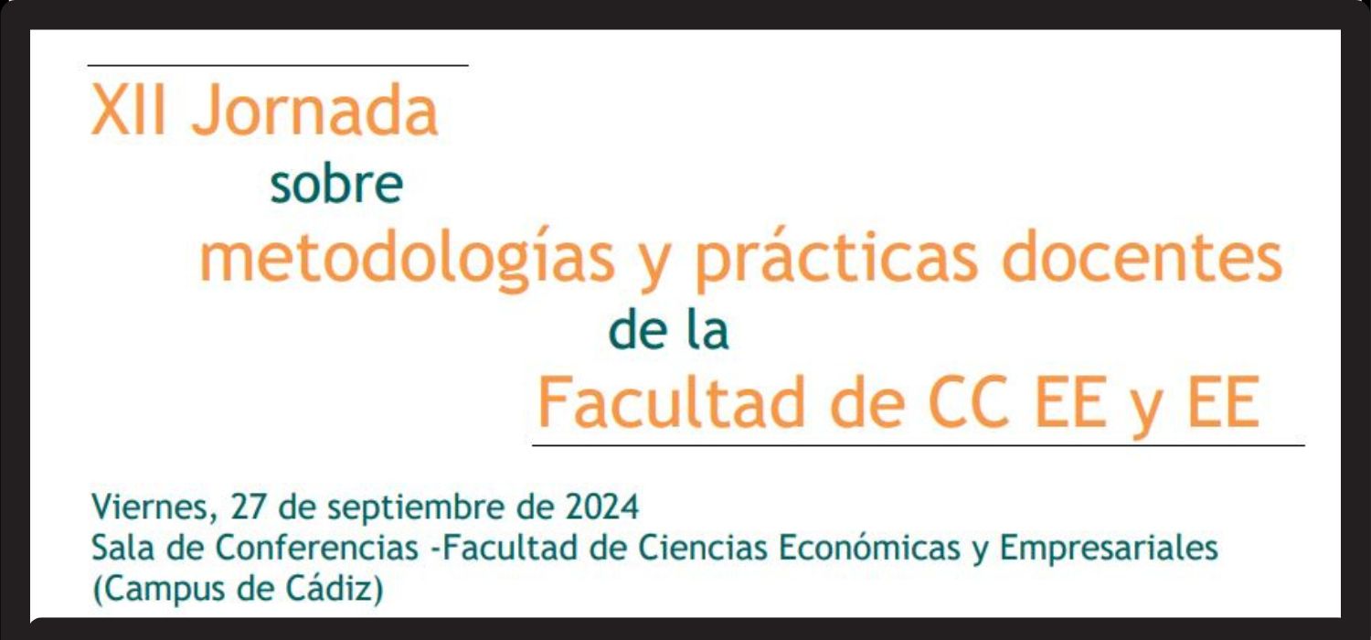 Celebrada con éxito la XII Jornada sobre metodologías y prácticas docentes de la Facultad de CC EE y EE