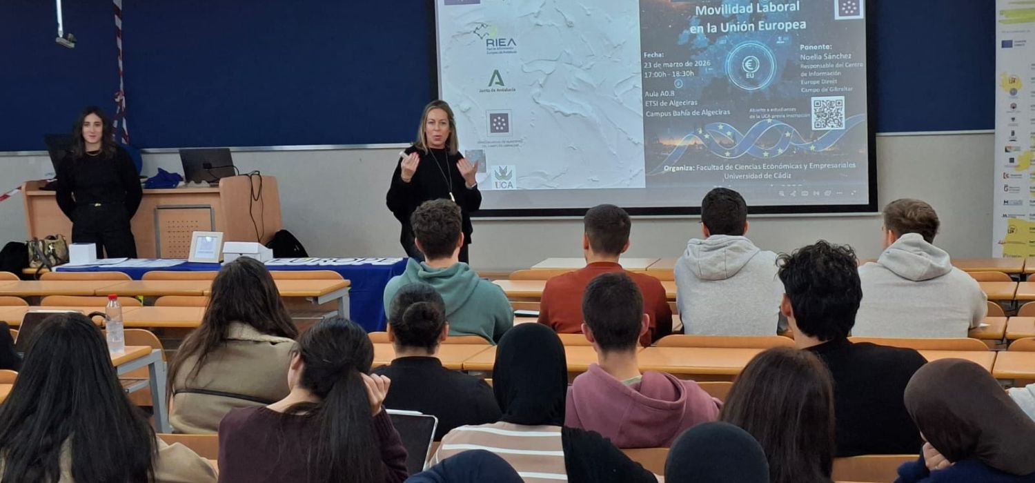 La Facultad de Ciencias Económicas y Empresariales en su sede de Algeciras acoge un seminario sobre movilidad laboral en la Unión Europea